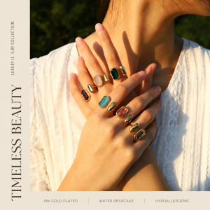 Colorful Stone Statement Ring